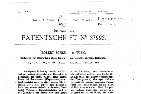 1908 Patent document
